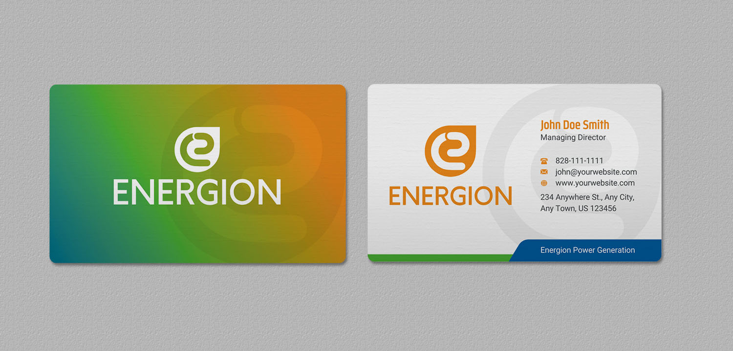 Visitenkarten-Design von INDIAN_Ashok für Energion | Design #22847608