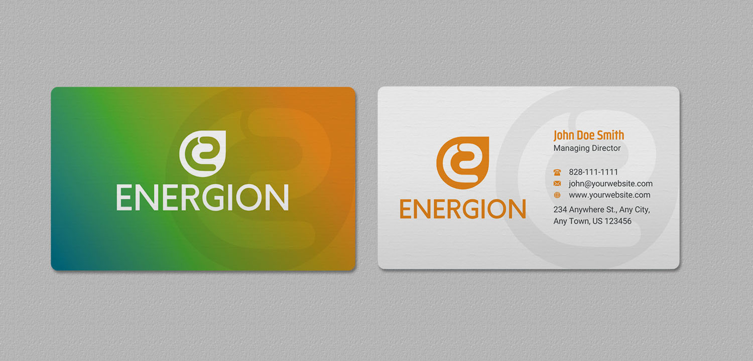Visitenkarten-Design von INDIAN_Ashok für Energion | Design #22847609