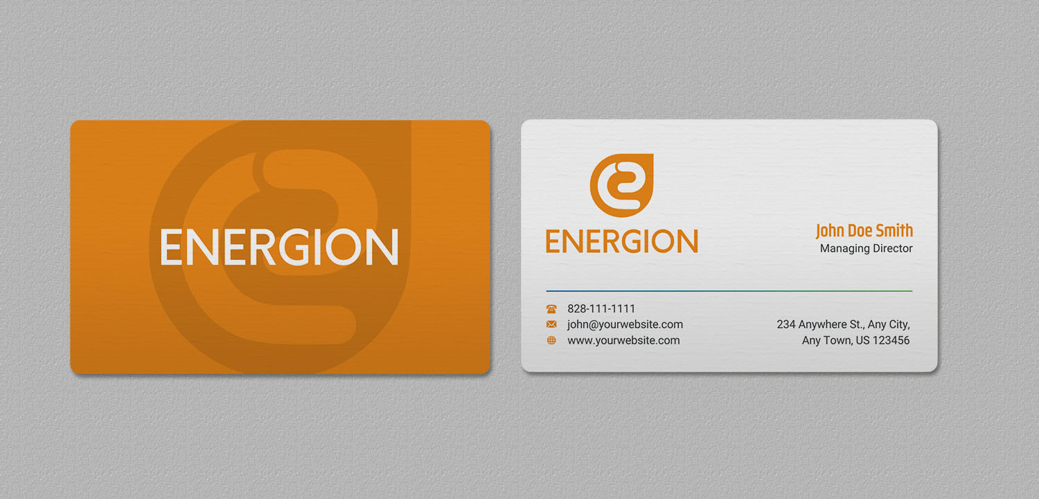 Visitenkarten-Design von INDIAN_Ashok für Energion | Design #22847614
