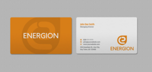 Design de Carte de Visite par INDIAN_Ashok pour Energion | Design : #22847615