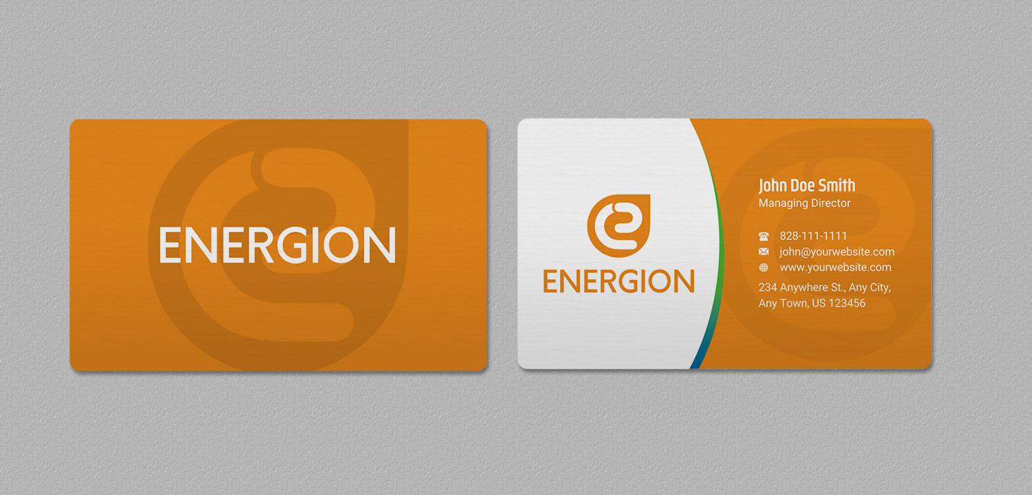 Visitenkarten-Design von INDIAN_Ashok für Energion | Design #22847617