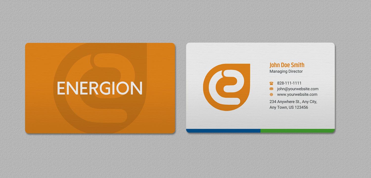 Business Card Design by INDIAN_Ashok for Energion | Design #22847620