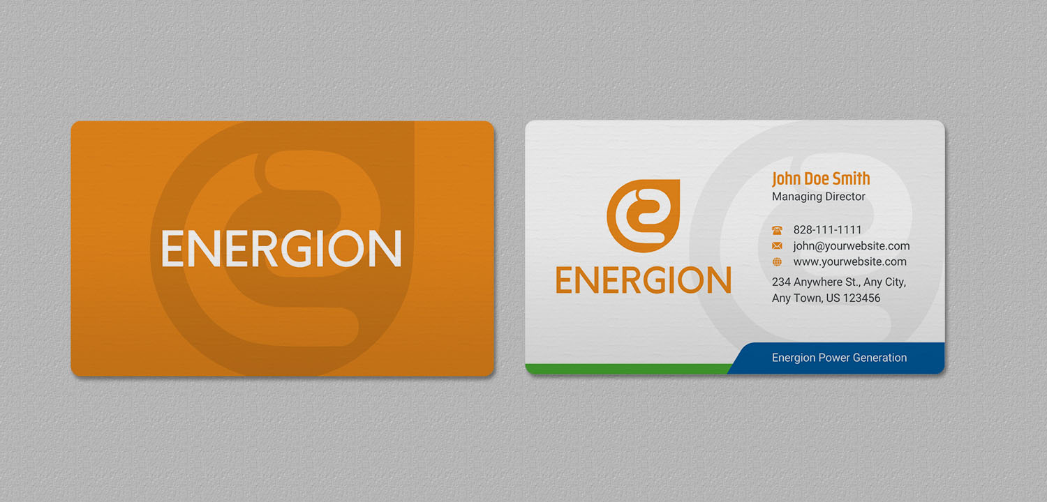 Business Card Design by INDIAN_Ashok for Energion | Design #22847623