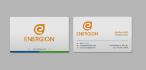 Design de Carte de Visite par INDIAN_Ashok pour Energion | Design : #22847627
