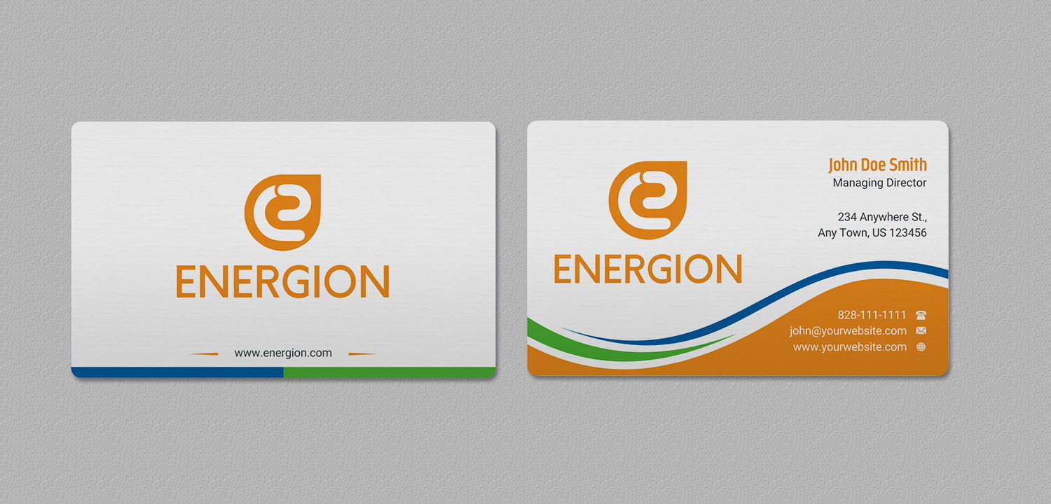 Visitenkarten-Design von INDIAN_Ashok für Energion | Design #22847628