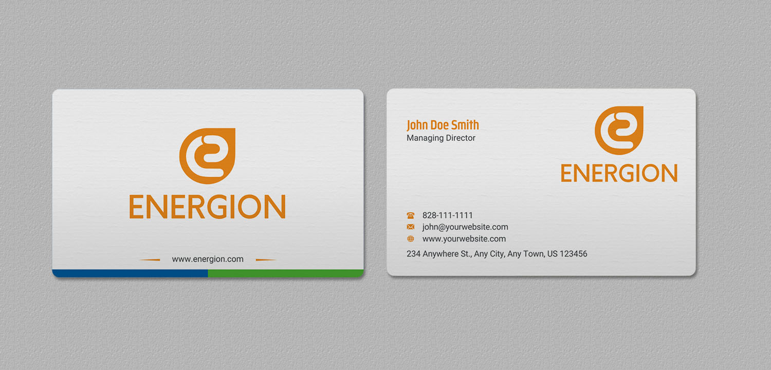 Business Card Design by INDIAN_Ashok for Energion | Design #22847629