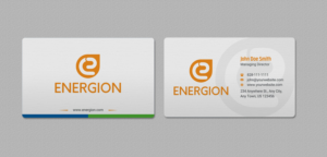 Design de Carte de Visite par INDIAN_Ashok pour Energion | Design : #22847631