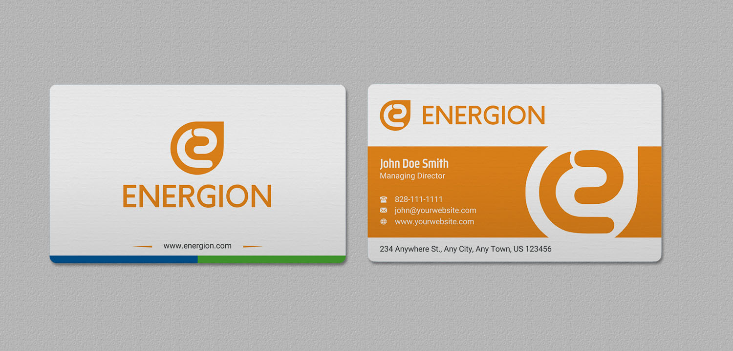 Business Card Design by INDIAN_Ashok for Energion | Design #22847635