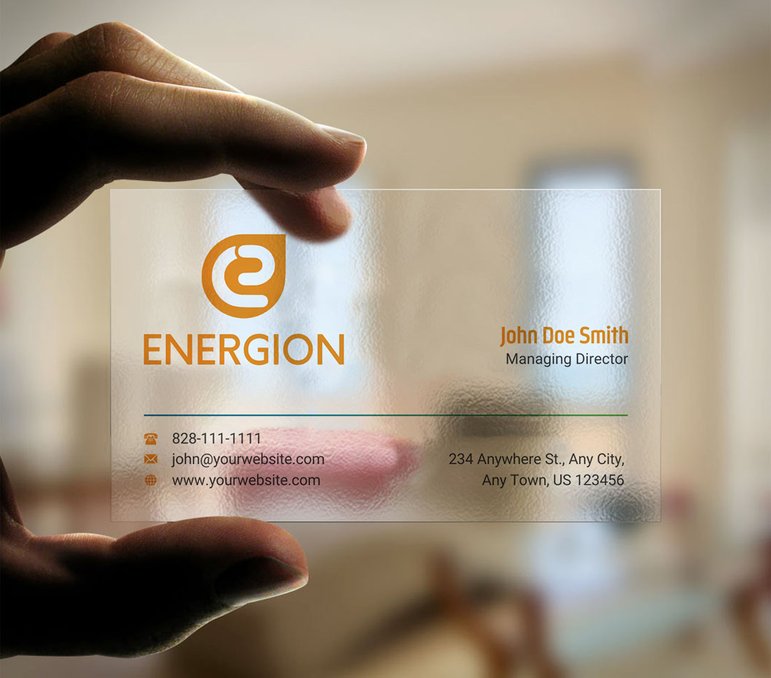 Business Card Design by INDIAN_Ashok for Energion | Design #22847638