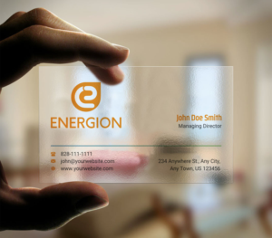 Business Card Design by INDIAN_Ashok for Energion | Design: #22847638