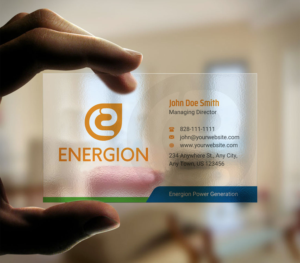 Business Card Design by INDIAN_Ashok for Energion | Design: #22847641