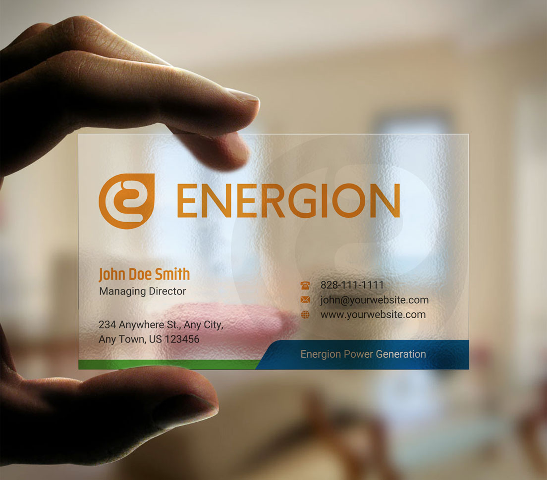Business Card Design by INDIAN_Ashok for Energion | Design #22847644