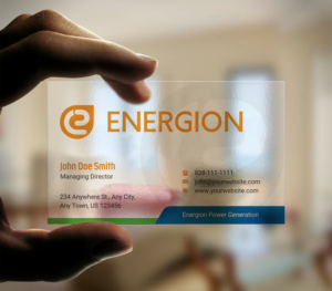 Business Card Design by INDIAN_Ashok for Energion | Design: #22847644