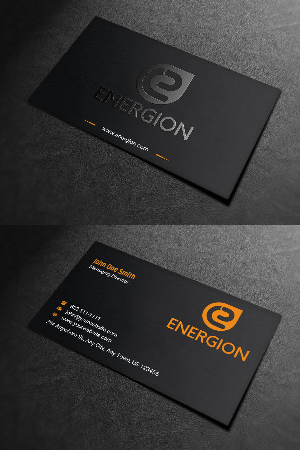 Business Card Design by INDIAN_Ashok for Energion | Design #22847653