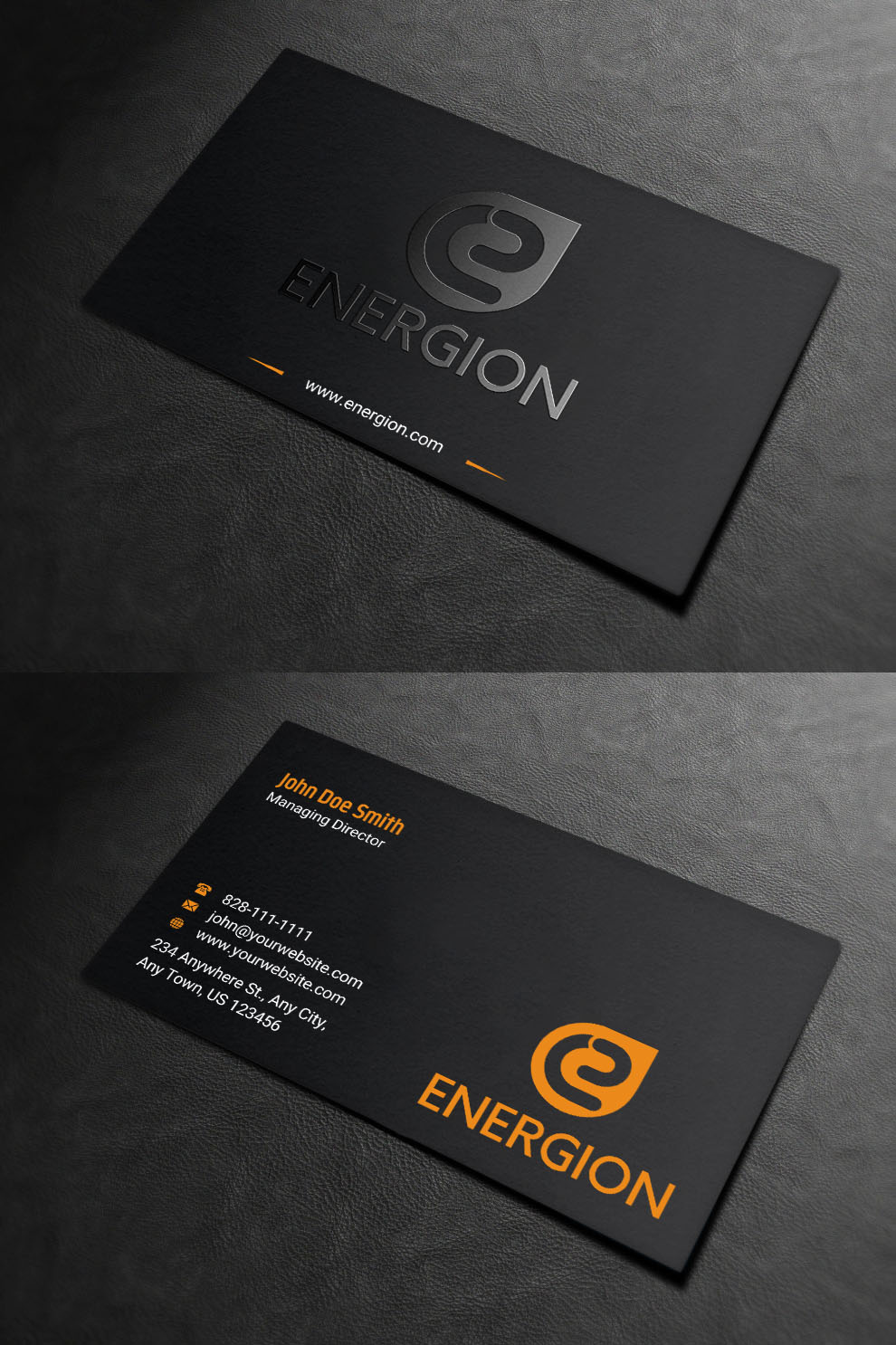 Visitenkarten-Design von INDIAN_Ashok für Energion | Design #22847654