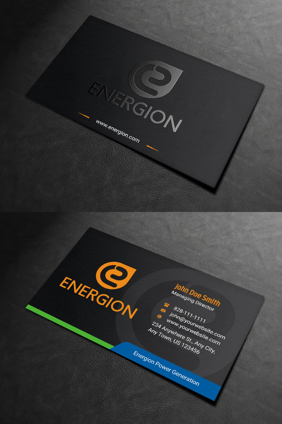 Business Card Design by INDIAN_Ashok for Energion | Design #22847656