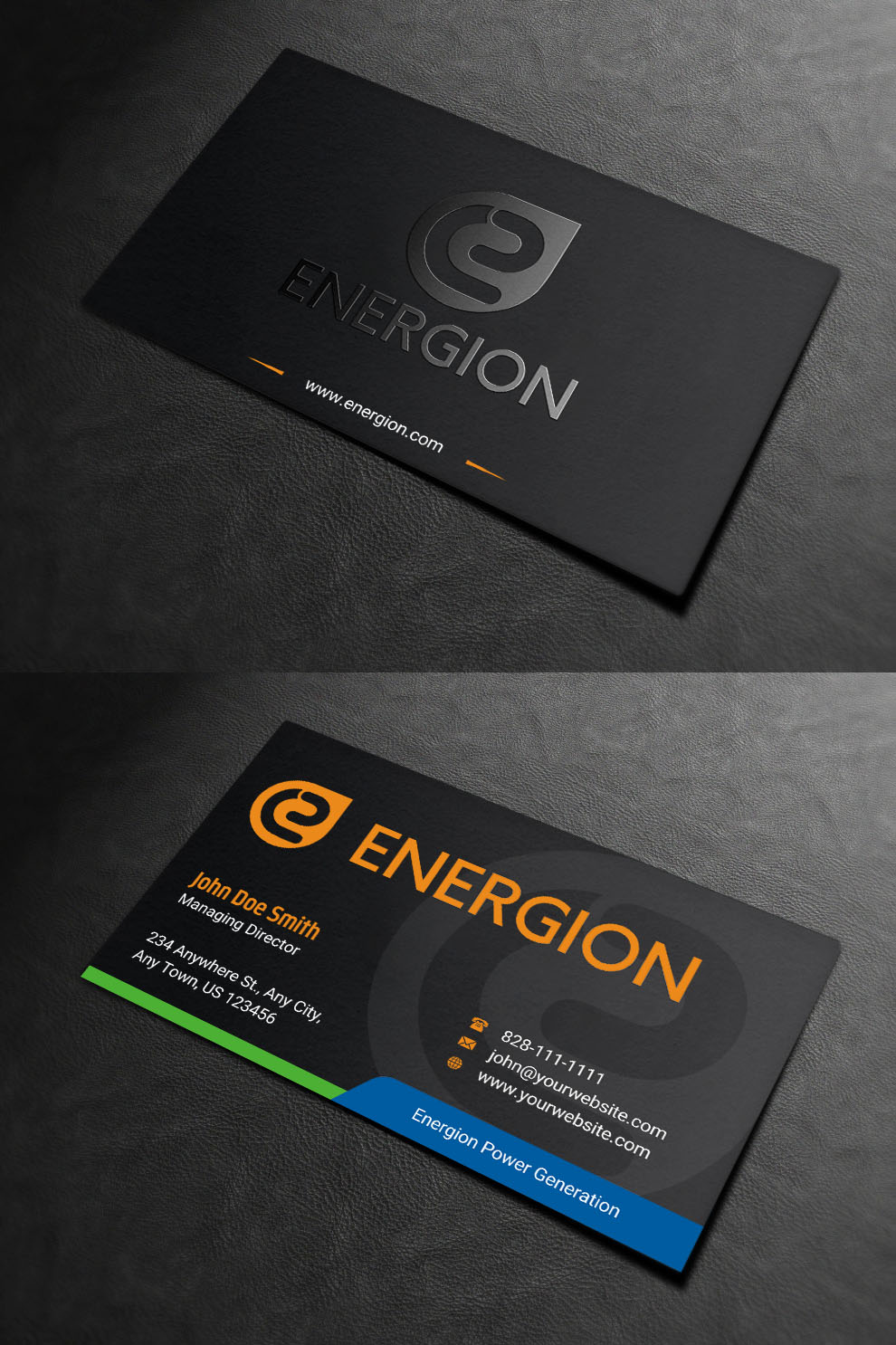 Business Card Design by INDIAN_Ashok for Energion | Design #22847657