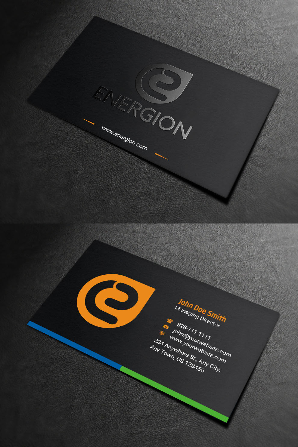 Business Card Design by INDIAN_Ashok for Energion | Design #22847658