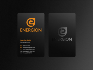 Business Card Design by INDIAN_Ashok for Energion | Design: #22847920