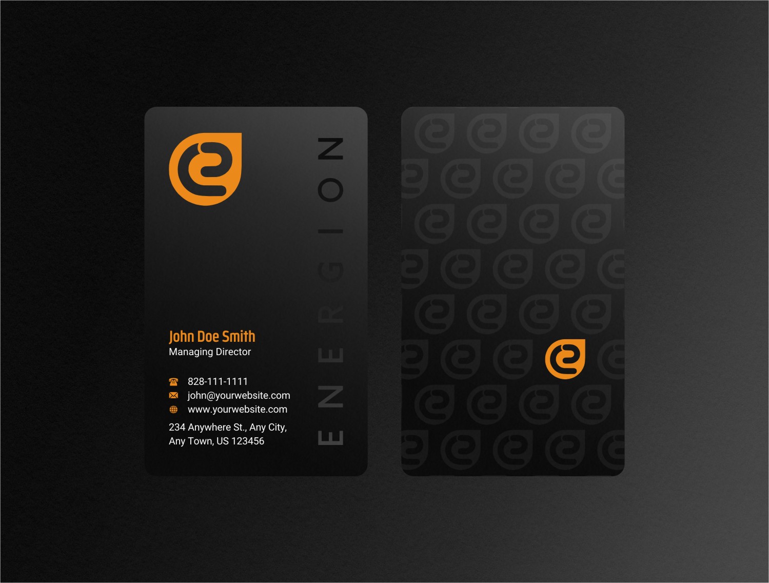 Business Card Design by INDIAN_Ashok for Energion | Design #22847925