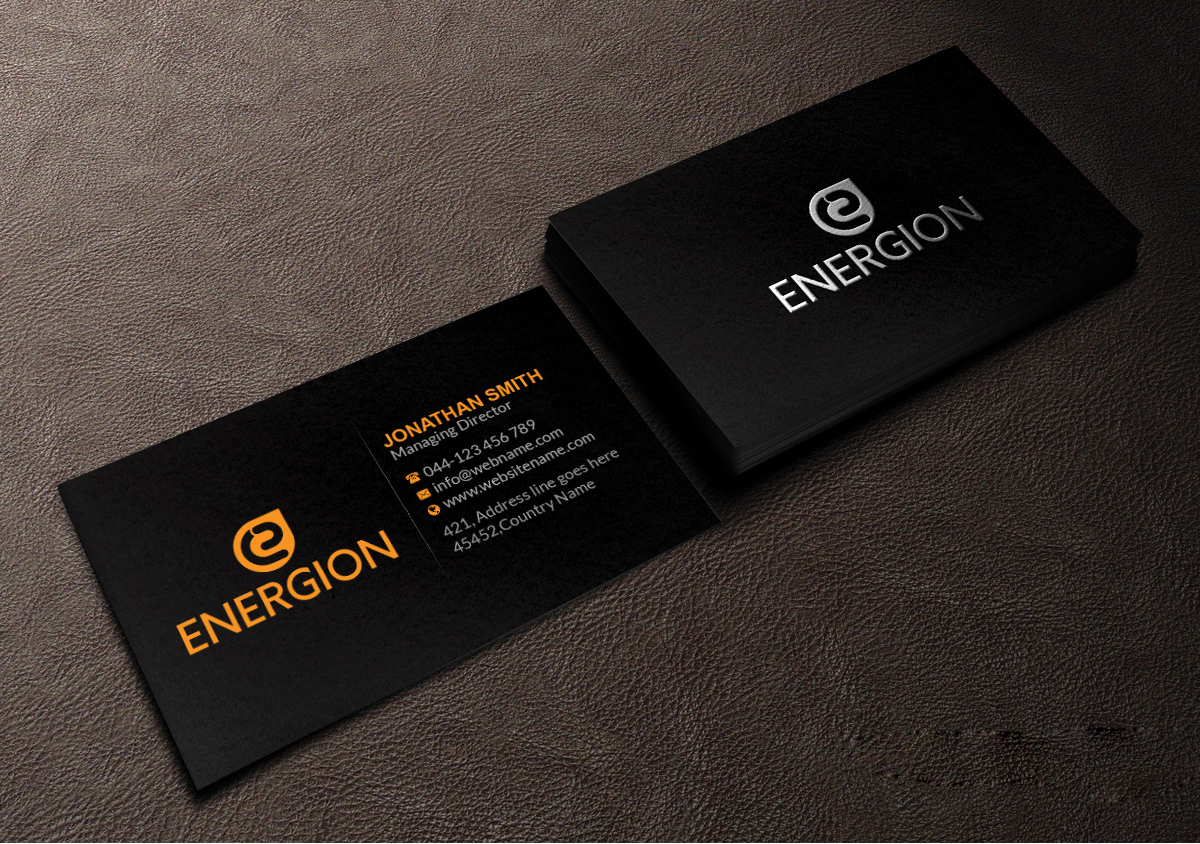 Business Card Design by Creations Box 2015 for Energion | Design #22847732