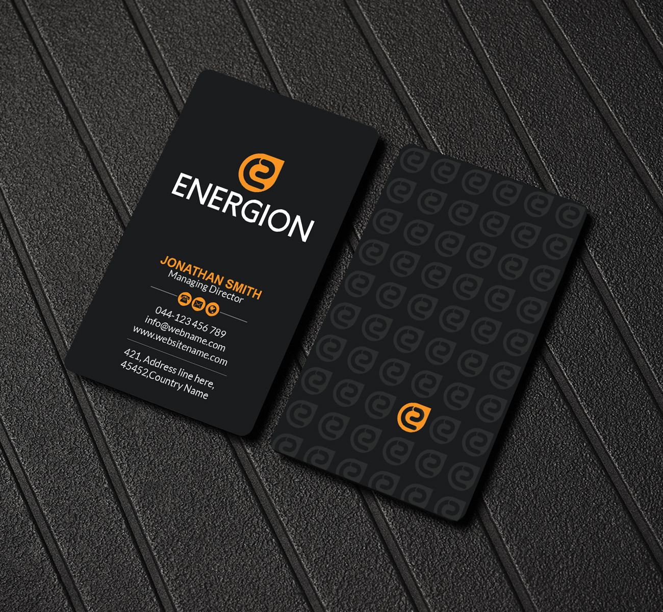 Business Card Design by Creations Box 2015 for Energion | Design #22847745