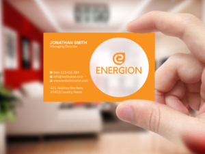 Business Card Design by Creations Box 2015 for Energion | Design: #22849790