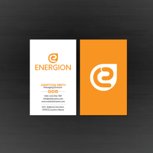 Business Card Design by Creations Box 2015 for Energion | Design: #22849792