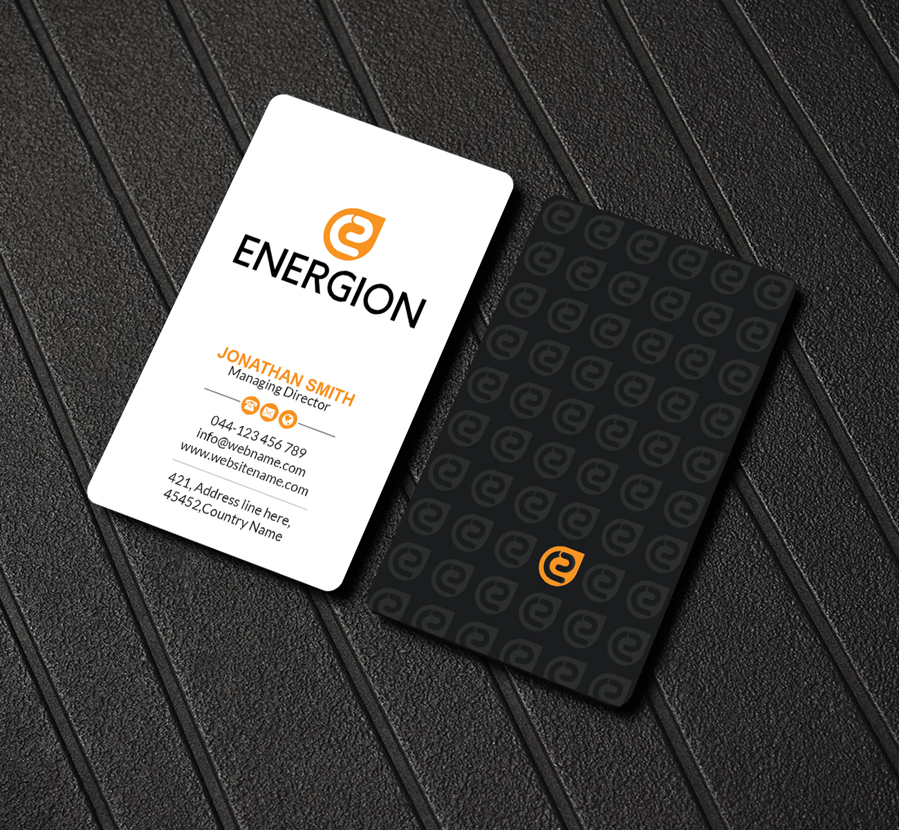 Business Card Design by Creations Box 2015 for Energion | Design #22849817
