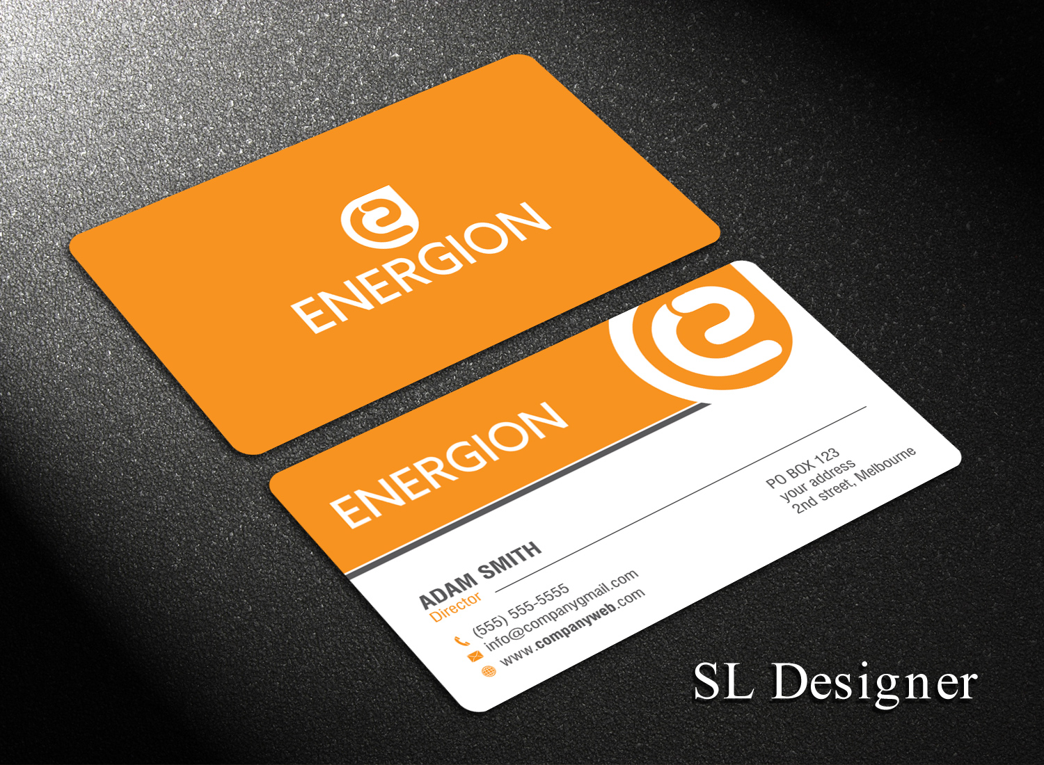 Business Card Design by SL Designer for Energion | Design #22847434