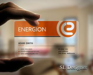 Energy trading company (Energion) needs a business card | Business Card Design by SL Designer