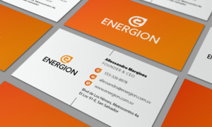 Energy trading company (Energion) needs a business card | Business Card Design by coo.lt