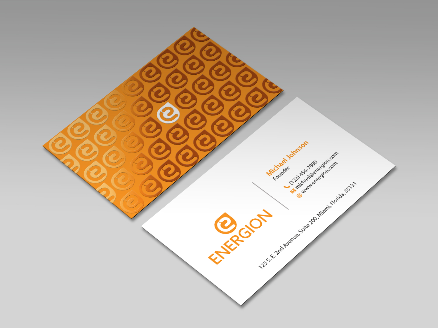 Business Card Design by MDesign for Energion | Design #22851889