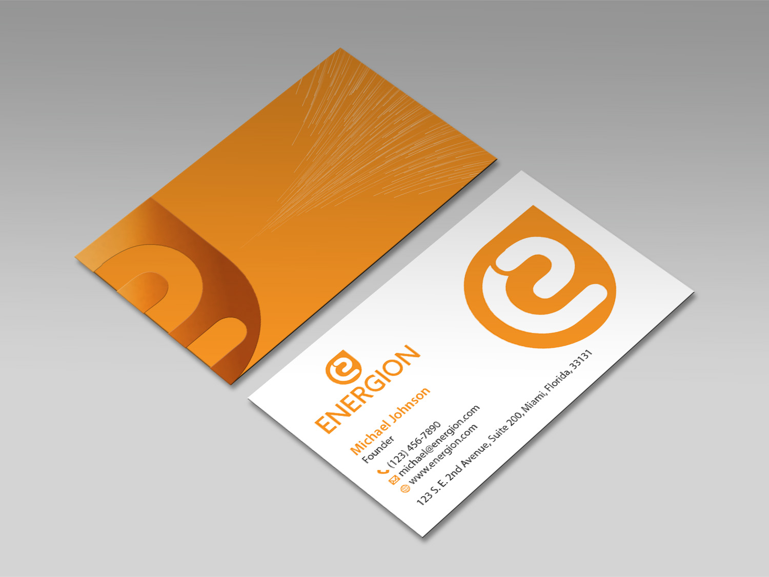 Visitenkarten-Design von MDesign für Energion | Design #22852380