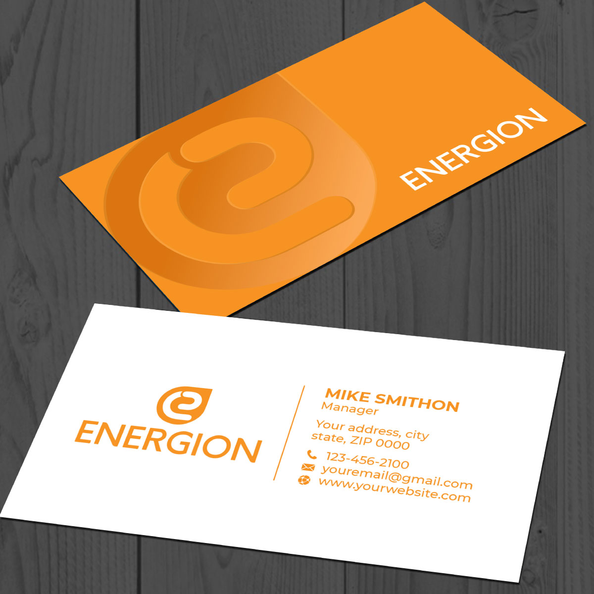 Business Card Design by in07 for Energion | Design #22848950