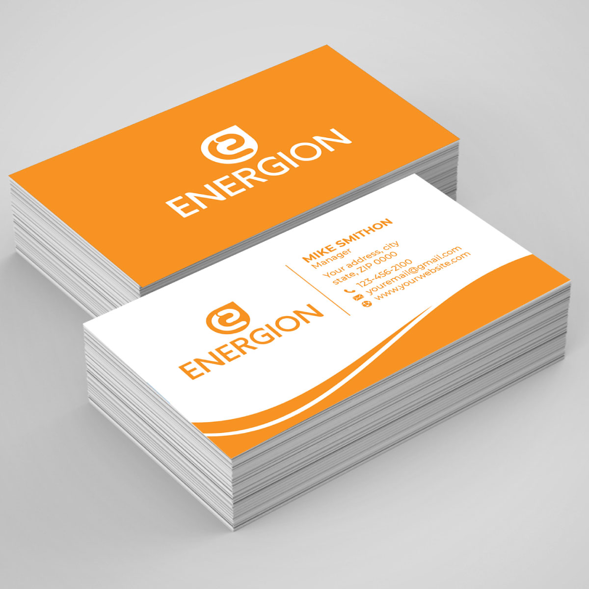 Business Card Design by in07 for Energion | Design #22848952