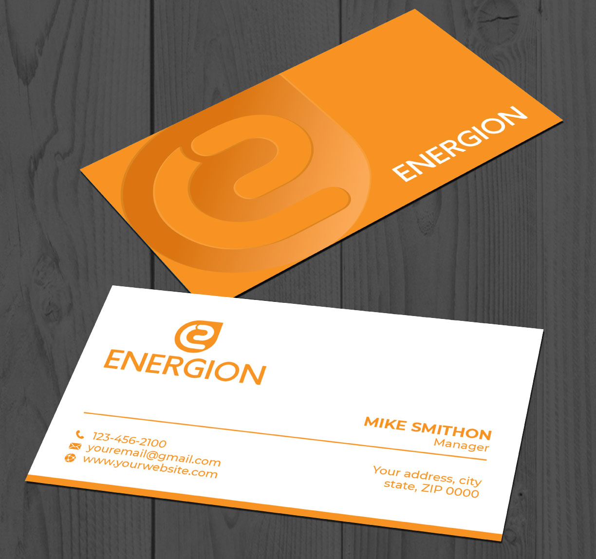 Business Card Design by in07 for Energion | Design #22855342