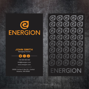Design de Carte de Visite par HAKIMA 2 pour Energion | Design : #22847872