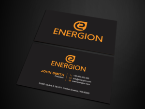 Design de Carte de Visite par HAKIMA 2 pour Energion | Design : #22848059