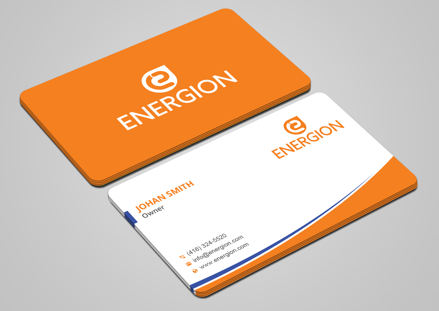 Visitenkarten-Design von Uttom 2 für Energion | Design #22848599