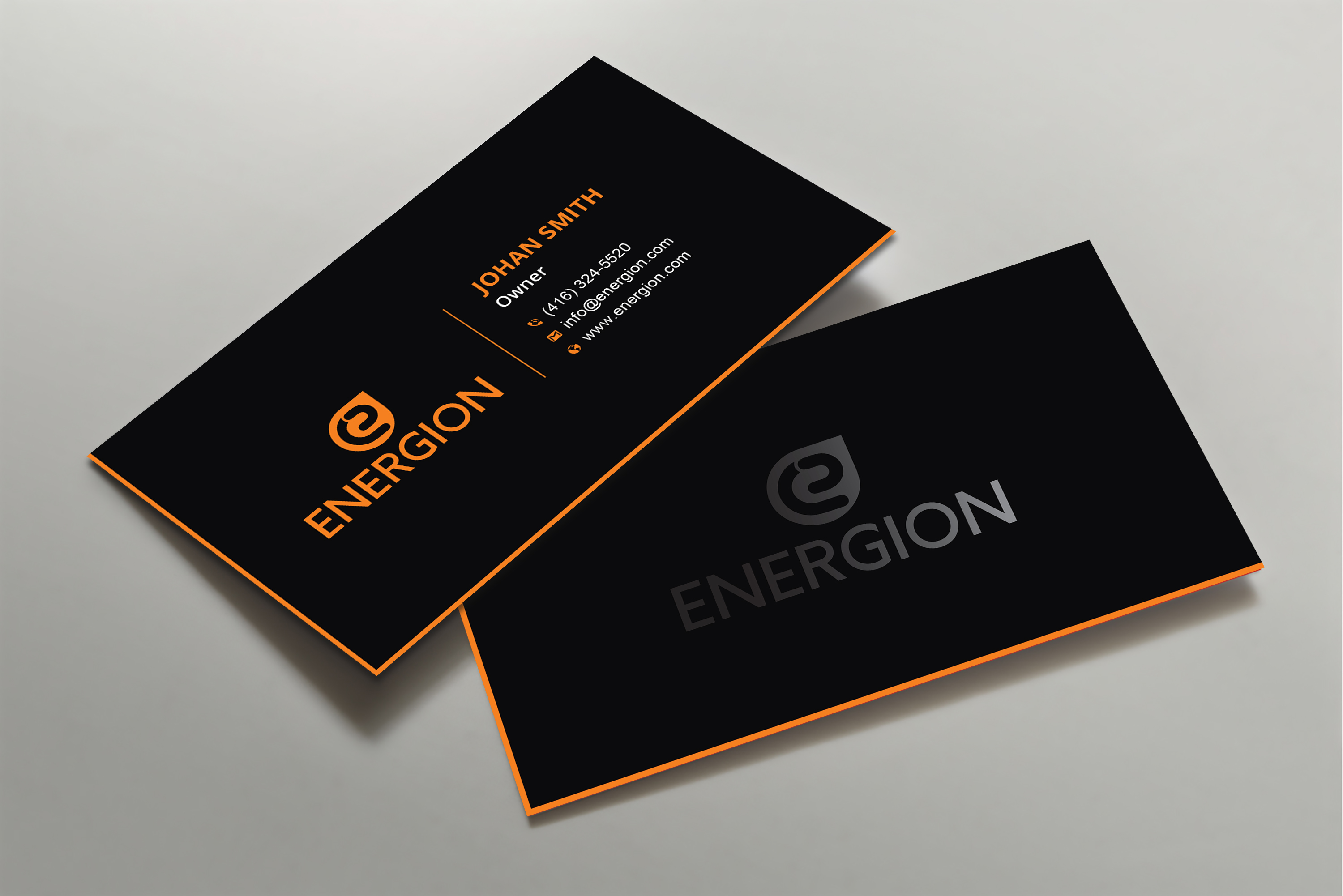 Business Card Design by Uttom 2 for Energion | Design #22848601