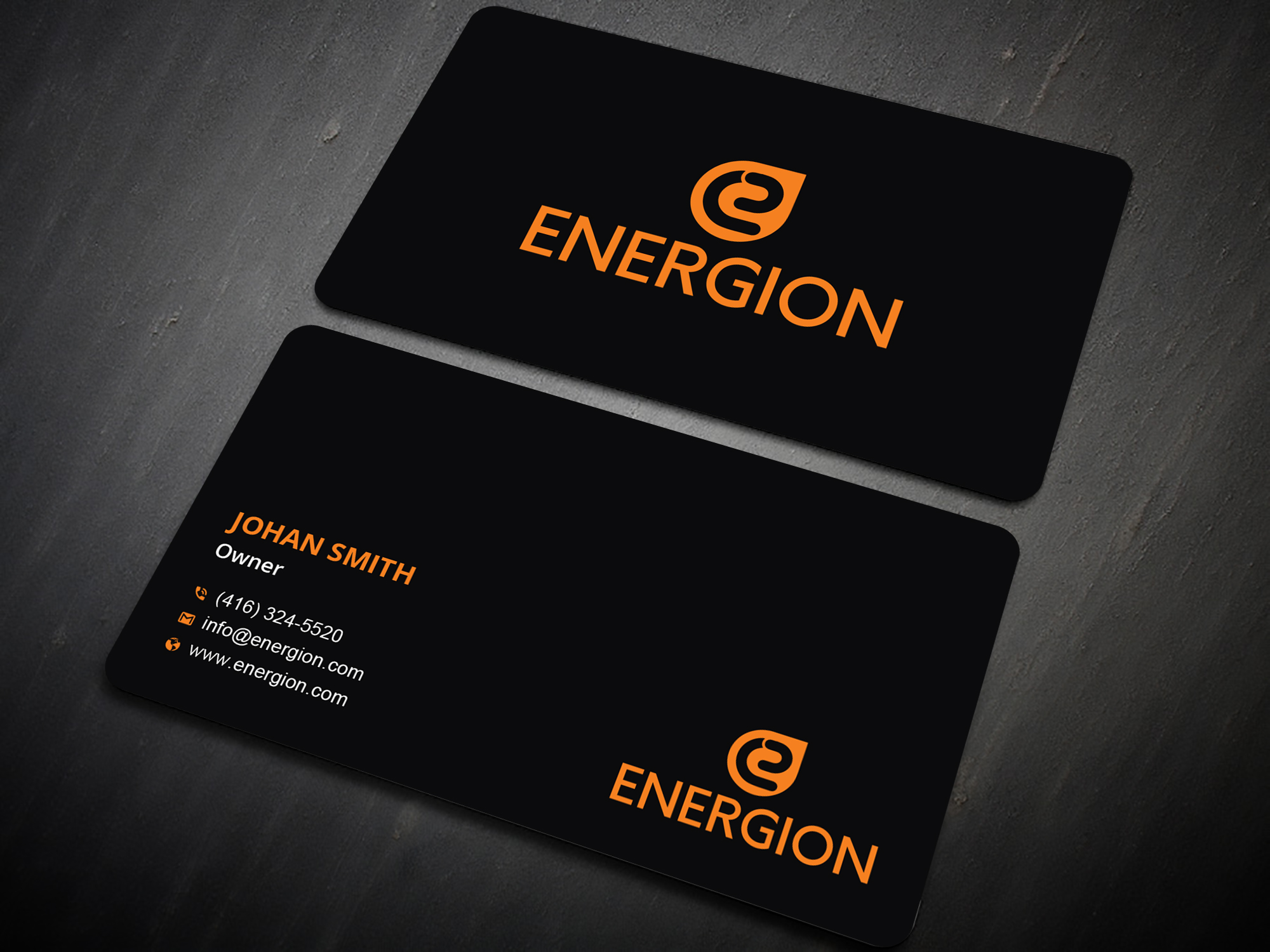 Visitenkarten-Design von Uttom 2 für Energion | Design #22852214