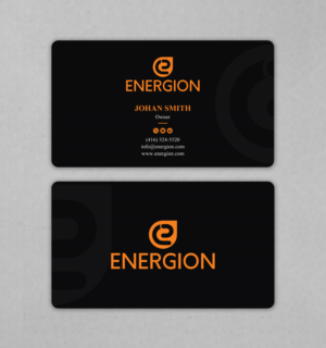Design de Carte de Visite par Uttom 2 pour Energion | Design : #22852224