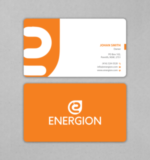 Energy trading company (Energion) needs a business card | Business Card Design by Uttom 2