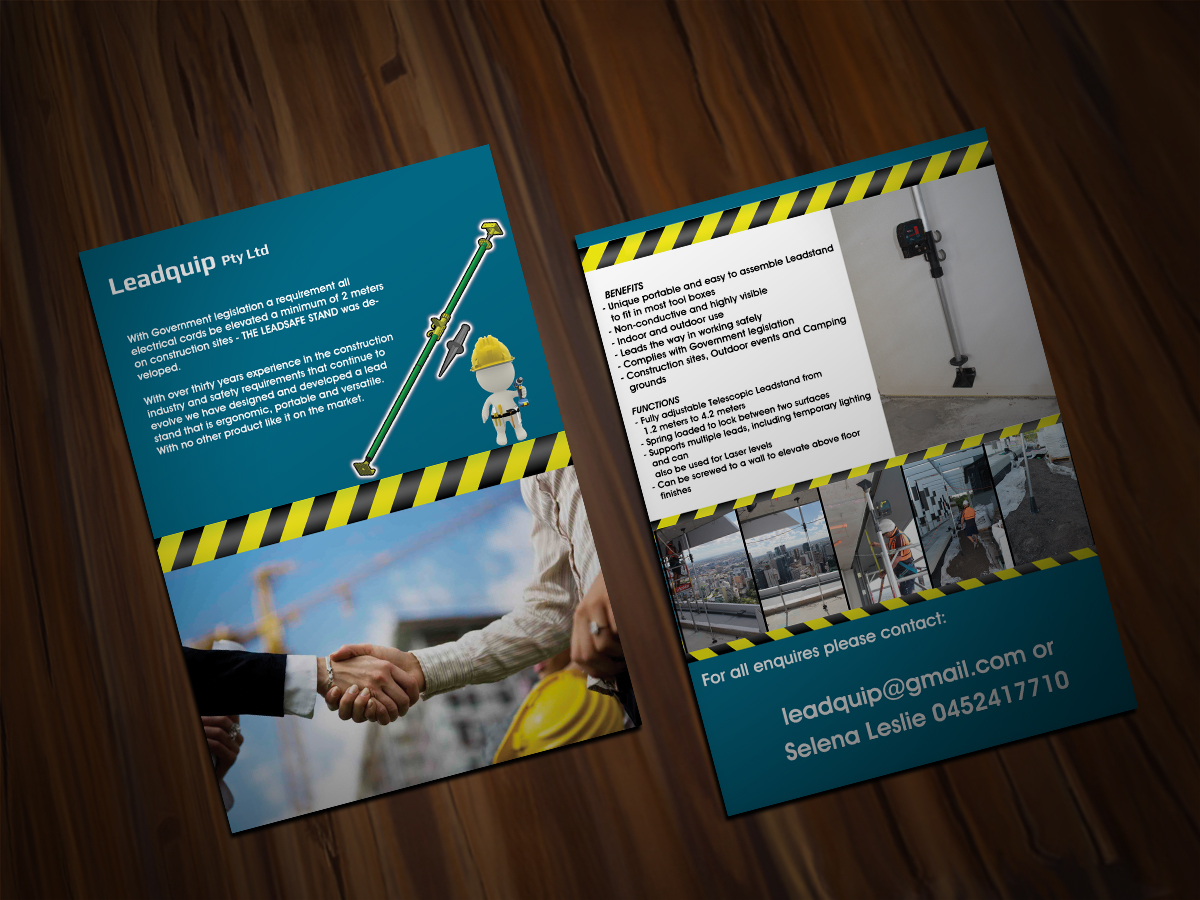Brochure Design by Scorpius design for Leadquip Pty Ltd | Design #2989880