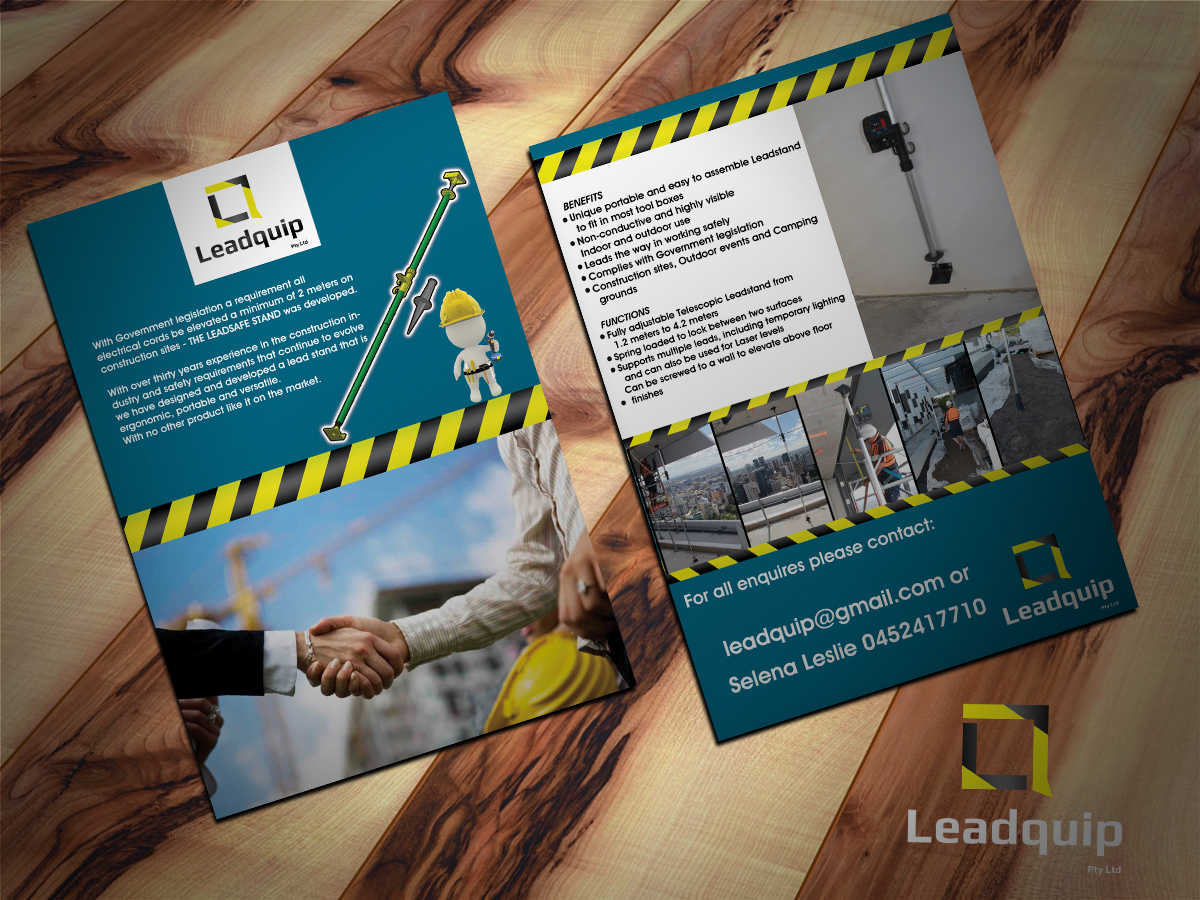 Diseño de Brochure por Scorpius design para Leadquip Pty Ltd | Diseño #3020445