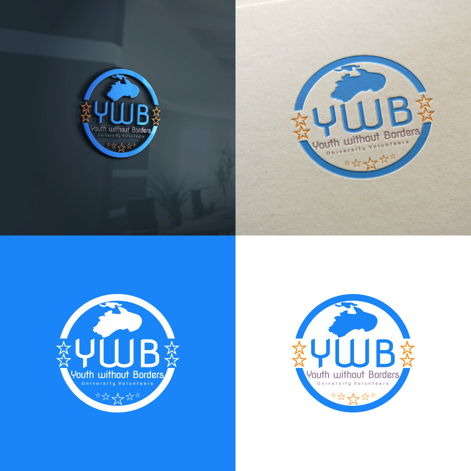 Logo Design by manah bening for Youth Without Borders | Design #22866169