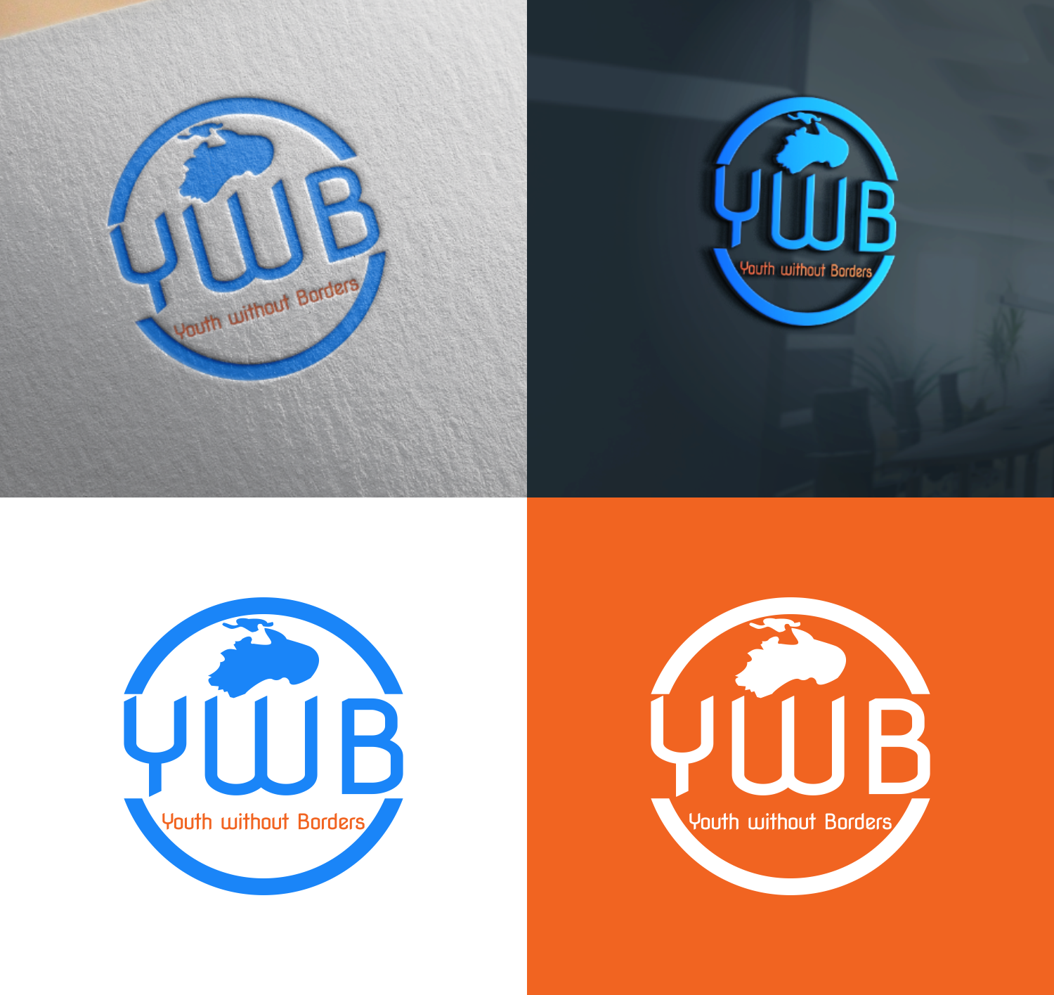 Logo Design by manah bening for Youth Without Borders | Design #22884394