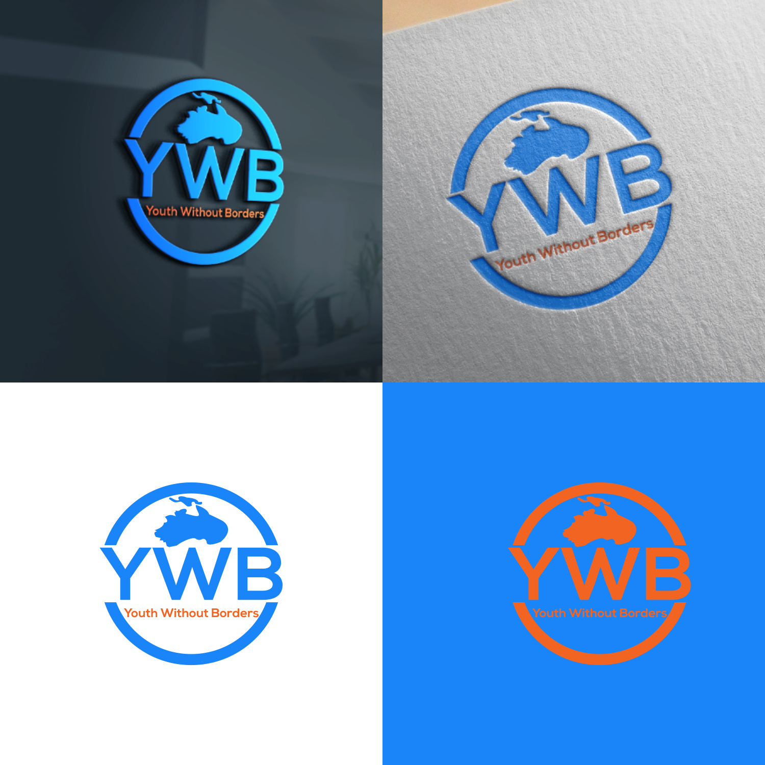 Logo Design by manah bening for Youth Without Borders | Design #22884637