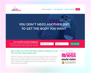 Web Design by Jack A for Lean Clean Eating | Design: #3004405